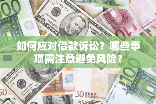 北京如何应对借款诉讼？哪些事项需注意避免风险？