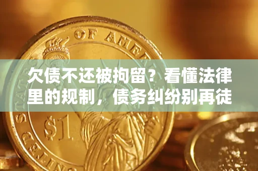 北京欠债不还被拘留？看懂法律里的规制，债务纠纷别再徒劳奔波