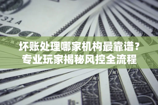 北京坏账处理哪家机构最靠谱？专业玩家揭秘风控全流程