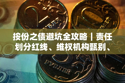 北京按份之债避坑全攻略｜责任划分红线、维权机构甄别、纠纷处理全流程拆解