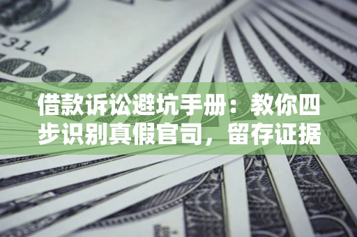 北京借款诉讼避坑手册：教你四步识别真假官司，留存证据不踩雷