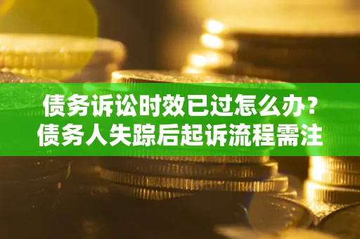 北京债务诉讼时效已过怎么办？债务人失踪后起诉流程需注意什么？