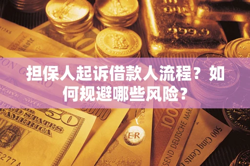 北京担保人起诉借款人流程？如何规避哪些风险？