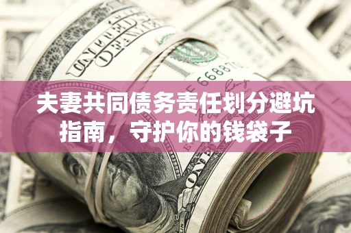 北京夫妻共同债务责任划分避坑指南，守护你的钱袋子