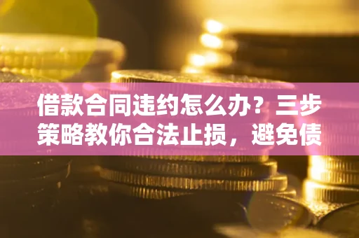 北京借款合同违约怎么办？三步策略教你合法止损，避免债务危机升级