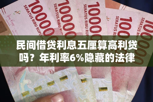 北京民间借贷利息五厘算高利贷吗？年利率6%隐藏的法律风险全解析