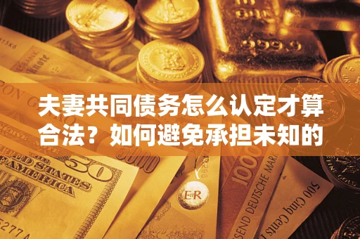 北京夫妻共同债务怎么认定才算合法？如何避免承担未知的债务风险？
