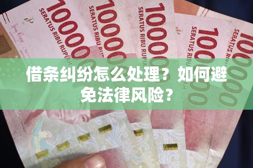 北京借条纠纷怎么处理？如何避免法律风险？